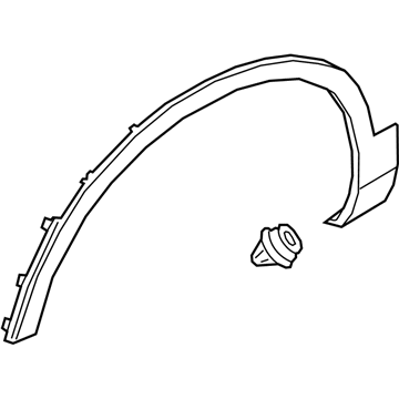 32409188 Volvo Fender Flare Illustration 1 of 1