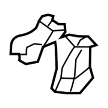 Volvo 31369394 Air Distributor, Driver Side 31369394 Volvo Air Distributor, Driver Side Illustration 1 of 1