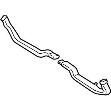 Volvo 31369404 Rear Duct, Driver Side 31369404 Volvo Rear Duct, Driver Side Illustration 1 of 1
