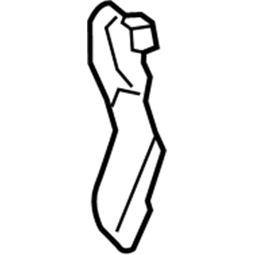 Volvo 31366407 Center Duct 31366407 Volvo Center Duct Illustration 1 of 1