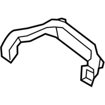 Volvo 31366408 Outer Duct, Passenger Side 31366408 Volvo Outer Duct, Passenger Side Illustration 1 of 1
