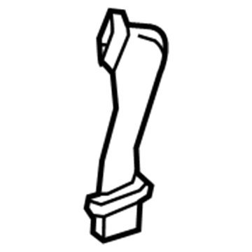 Volvo 31390846 Rear Duct, Passenger Side 31390846 Volvo Rear Duct, Passenger Side Illustration 1 of 1