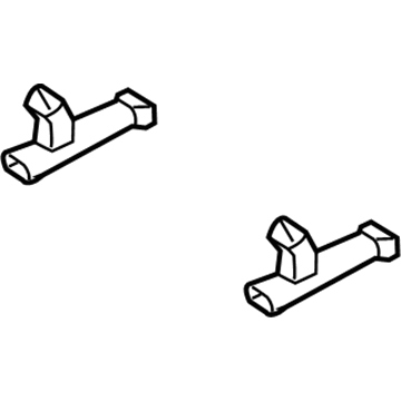Volvo 31455261 Rear Duct, Passenger Side 31455261 Volvo Rear Duct, Passenger Side Illustration 1 of 1