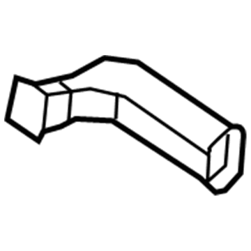 Volvo 31442998 Outer Duct, Driver Side 31442998 Volvo Outer Duct, Driver Side Illustration 1 of 1