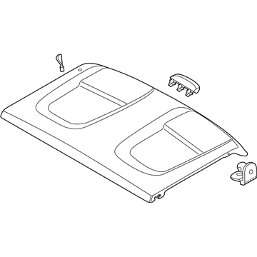 Volvo 32394670 Parcel Shelf 32394670 Volvo Parcel Shelf Illustration 1 of 1