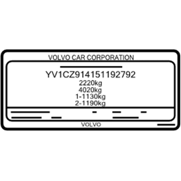 Volvo 31333240