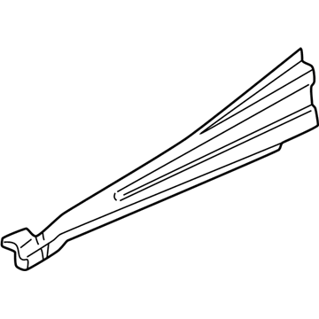 Volvo 30875217 Upper Rail, Driver Side 30875217 Volvo Upper Rail, Driver Side Illustration 1 of 1