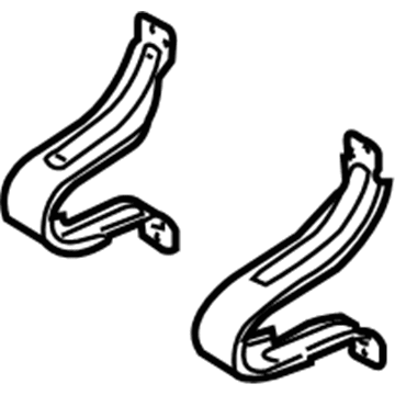 Volvo 30672738 Instrument Panel Bracket, Driver Side 30672738 Volvo Instrument Panel Bracket, Driver Side Illustration 1 of 1