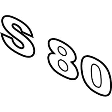 Volvo S80 Emblem - 31333643
