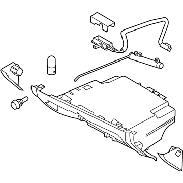 Volvo S60 Glove Box - 31365240