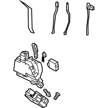 Volvo XC70 Door Latch Assembly - 31253047