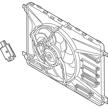 Volvo Radiator fan - 31686810