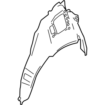 Volvo EX90 Fender Splash Shield - 32353035