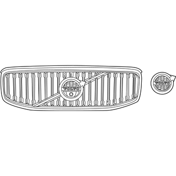 Volvo XC60 Grille - 32368148