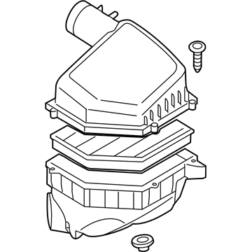 Volvo 31338029 Air Cleaner Assembly 31338029 Volvo Air Cleaner Assembly Illustration 1 of 1