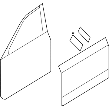 Volvo 32420209 Front Door 32420209 Volvo Front Door Illustration 1 of 1