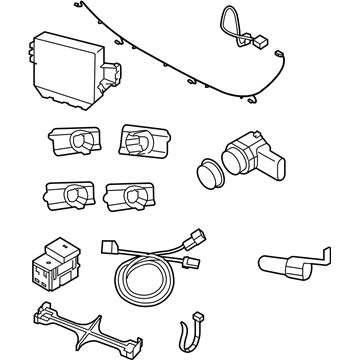 Volvo XC70 Parking Assist Sensor - 31285042