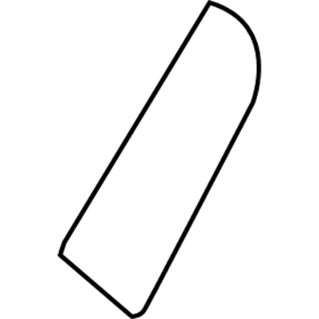 31316839 Volvo Mud Shield Tape, Driver Side Illustration 1 of 1