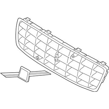Volvo V70 Grille - 8693623