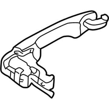 Volvo S70 Exterior Door Handle - 9417787