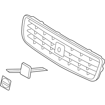 Volvo S80 Grille - 30796023