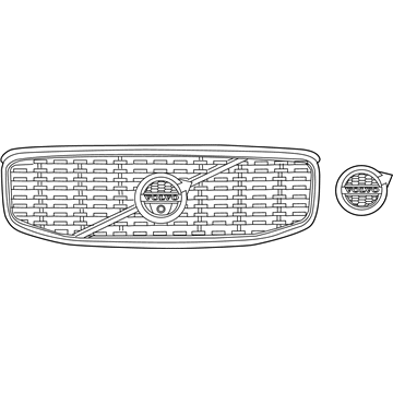 Volvo V60 Cross Country Grille - 32365397
