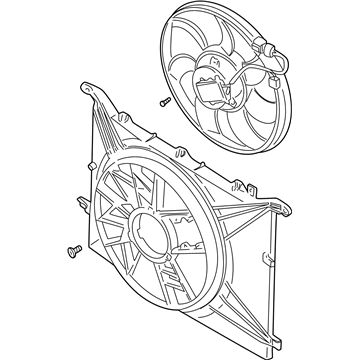 Volvo Radiator fan - 8649821