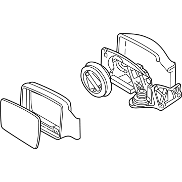 Volvo C70 Car Mirror - 8600480