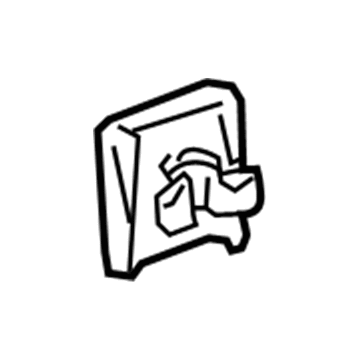 3539879 Volvo Rear Pillar Trim Retainer Illustration 1 of 1