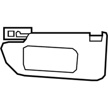 Volvo S80 Sun Visor - 39823354