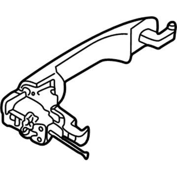 Volvo S70 Exterior Door Handle - 9417808