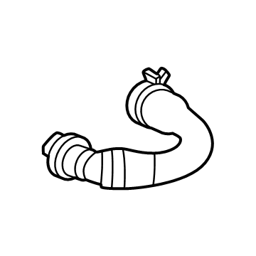 Volvo XC40 Recharge Coolant Reservoir Hose - 32339544