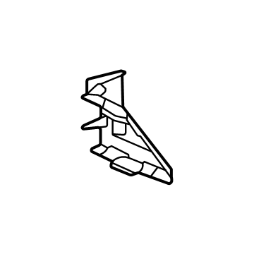 Volvo 32227580 Air Guide, Driver Side 32227580 Volvo Air Guide, Driver Side Illustration 1 of 1
