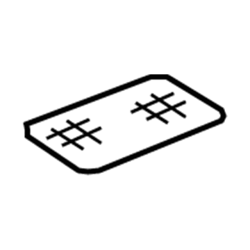 Volvo 30755128 Mat, Rubber 30755128 Volvo Mat, Rubber Illustration 1 of 1