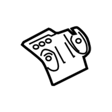 Volvo 31213868 Inner Quarter Panel Upper Reinforcement, Driver Side 31213868 Volvo Inner Quarter Panel Upper Reinforcement, Driver Side Illustration 1 of 1