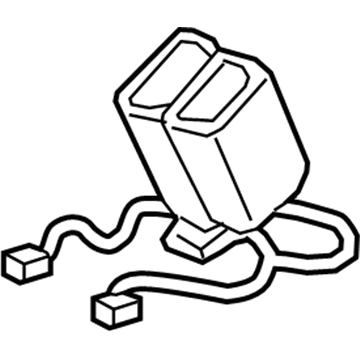 Volvo 39825753 Buckle 39825753 Volvo Buckle Illustration 1 of 1