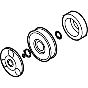 Volvo S60 A/C Compressor Clutch - 31390538