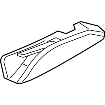 Volvo 39996510 Side Cover, Gray, Driver Side 39996510 Volvo Side Cover, Gray, Driver Side Illustration 1 of 1