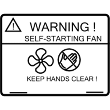 31333045 Volvo Warning Label Illustration 1 of 1