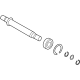 Volvo 36010901 Axle Shaft, External Volvo 36010901 Axle Shaft, External