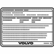 Volvo 9454378 Label Volvo 9454378 Label