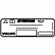 Volvo 31276364 Info Label Volvo 31276364 Info Label