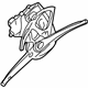 Volvo 30784578 Window Regulator, Front Driver Side