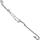 Volvo 31457316 Wiper Arm, Driver Side