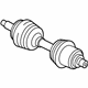 Volvo 36001216 Axle Assembly, Driver Side