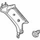 Volvo 39835248 Upper Trim, Charcoal, Driver Side Volvo 39835248 Upper Trim, Charcoal, Driver Side