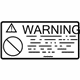 Volvo 9454102 Air Bag Label