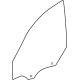 Volvo 32132244 Door Glass, Driver Side Volvo 32132244 Door Glass, Driver Side