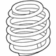 Volvo 30748152 Coil Spring, Front Volvo 30748152 Coil Spring, Front