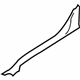 Volvo 39870777 Rear Sill Plate, Black, Driver Side Volvo 39870777 Rear Sill Plate, Black, Driver Side